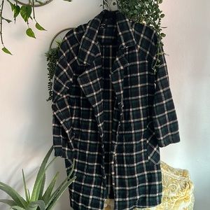Extra Long Green Flannel